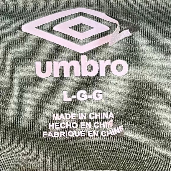Umbro Green Pink Activewear Leggings Large - Picture 3 of 10